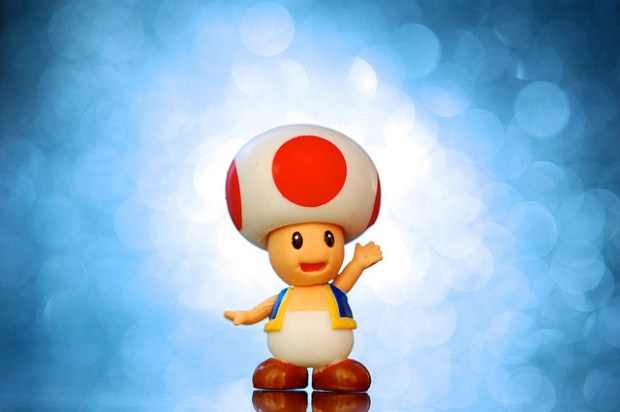 Toad from mario cart