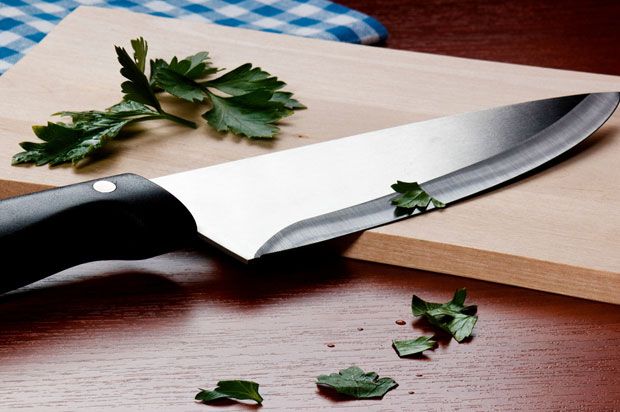 a kitchen knife
